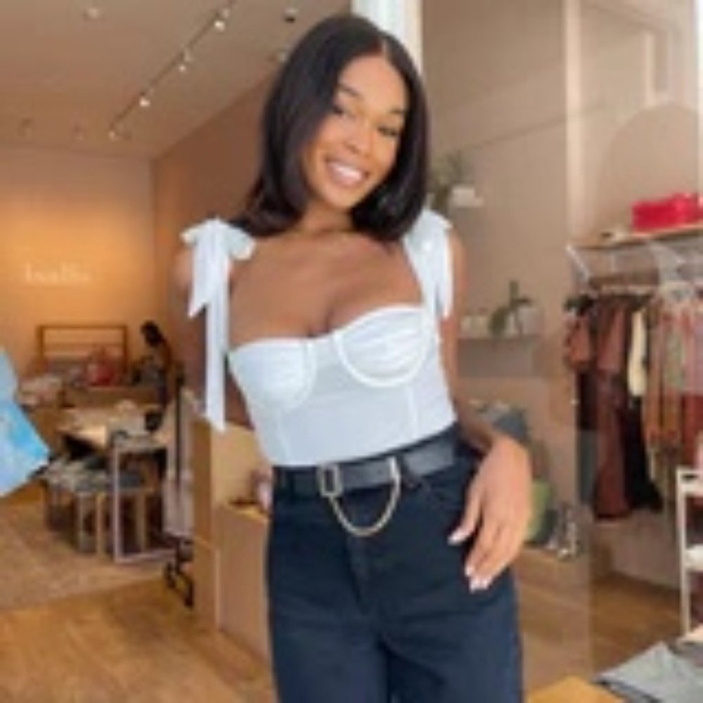 Isalis Bustier Bodysuit in Ivory